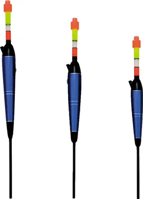 Produktbild von 3 Zanderposen blau Knicklicht Posen Set