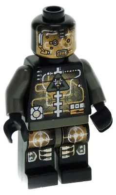 Produktbild von 1x Lego Minifigur Space Insectoids Droide Gigabot schwarz 6905 973pb0198 sp032