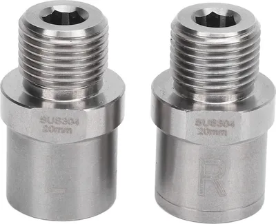 Obrázek produktu pro Bike Pedal Extender z nerezové oceli rozšířit o 20 mm Bicycle Extended Pedal Spacer pro horské silniční kolo