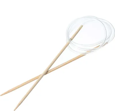 Produktbild von Bambus Rundstricknadel Größe 3 mm, 40 cm Stricknadel rund Bambusholz