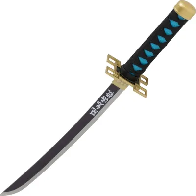 Produktbild von Mini Katana Demon Slayer Muichiro mit Ständer