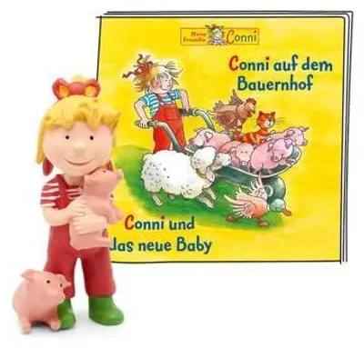 Produktbild von tonies Conni auf dem Bauernhof / Conni und das neue Baby, Spielzeug-Spieldosenfigur, Tonblock, 3 Jahr(e), Mehrfarbig