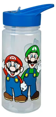 Immagine prodotto di Bottiglia Super Mario da 500 ml - Bottiglia per bevande Aero con il simpatico motivo di Mario