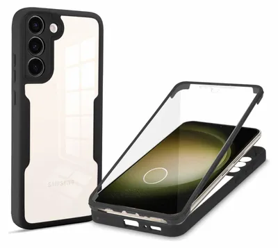 Image de Pour Samsung Galaxy S24 Plus : coque de protection hybride en TPU et acrylique à couverture intégrale à 360 degrés