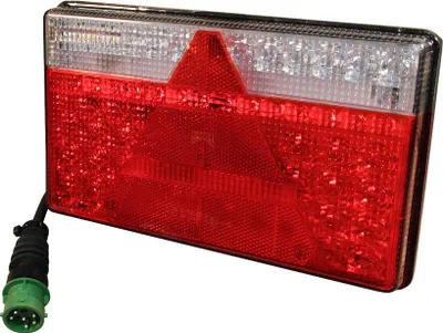 Aspock Rechteckige LED-Rückleuchte 241x141x54 Rechts 35-0204-027