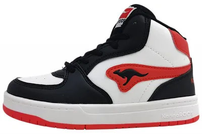 Imagen del producto de Zapatillas deportivas KangaRoos K-CP Deck Mid para niños, modelo RV, color negro, tipo sneaker con cordones, ideales para uso diario