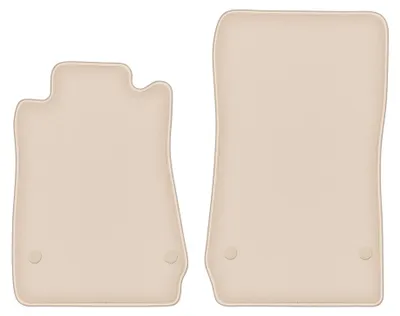 Produktbild von Velours-Fußmatten für Mercedes SLK R171 2004-2011 (Coupé) – 4-tlg, Beige, passgenau – Wielganizator FORTUNA
