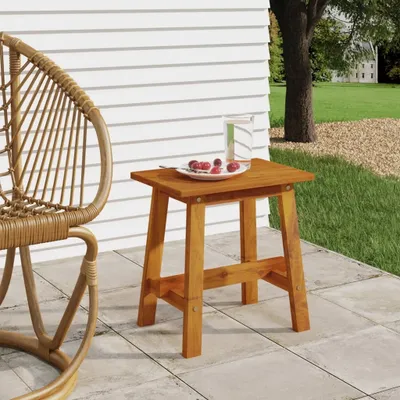 Produktbild von The Living Store Hocker 45x29x45 cm Rechteckig Massivholz Akazie