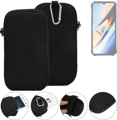 Produktbild von K-S-Trade Neopren-Hülle Handyhülle kompatibel mit Oukitel WP38 Schutzhülle Neoprenhülle Sleeve Schutz-Hülle Gürtel Tasche Case Holster