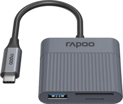 Produktbild von Rapoo USB-C Kartenleser UCR-3011, 3in1