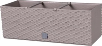 Obrázok produktu pre Samozavlažovací box RATO CASE hnedý sivý plast 50cm 17l