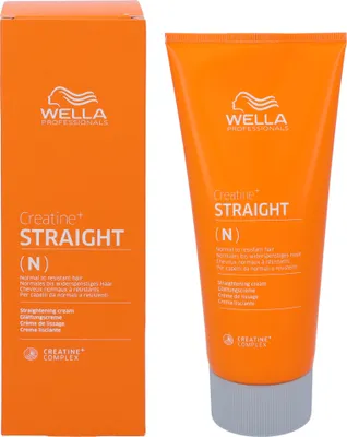 Produktbild von Wella Creatine + Straight N, Mittel zur Haarglättung, 200 ml, Frauen, normales Haar, Tube