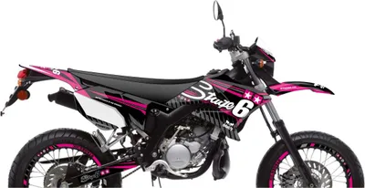 Produktbild von Stage6 Pink Deco Grafikset für Yamaha Dt 50