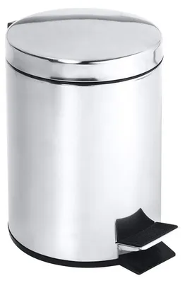 Image de Poubelle Bemeta Hotel Equipment 3 l en acier inoxydable poli