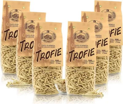 Produktbild von Antico Pastificio Morelli - Typisch italienische Pasta - Trofie - 6 x 500 g