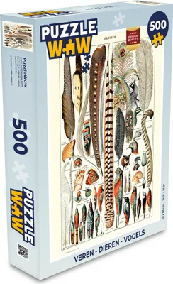Obrázek produktu pro MuchoWow MuchoWow® Puzzle 500 ks Peří - Zvířata - Ptáci