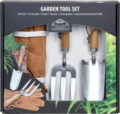 Image de Esschert Design Set de jardin en acier inoxydable S ; GT41