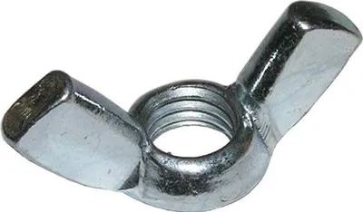 Produktbild von Dresselhaus WGR 0920/001/51, Flügelmutter, Galvanisiertes Stahl, Zink, M6, 100 Stück(e)