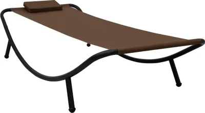 Produktbild von Gartenbett Braun 200×90 cm Stahl