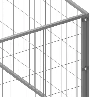 Obrázek produktu pro Venkovní výběh pro psy – rozměry 27 m² – robustní konstrukce z oceli – určený pro venkovní použití