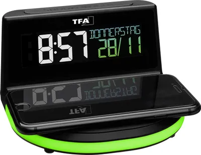 Productafbeelding van TFA - Digitale wekker met draadloze oplader, CHARGE-IT WIRELESS - 60.2028.01