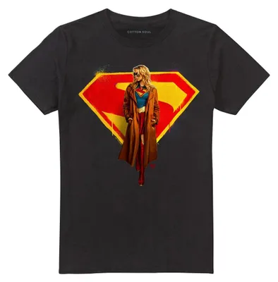 Obrázok produktu pre Supergirl – Tričko pre pánov/dámy, uni, model TV41330 (veľkosť S), čierna farba