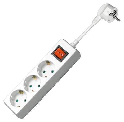 Produktbild von Wentronic AC power Extension, 1.5 m, Weiß