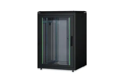Produktbild von Netzwerkschrank Unique Serie - 800x800 mm (BxT) (schwarz, 22 Höheneinheiten)