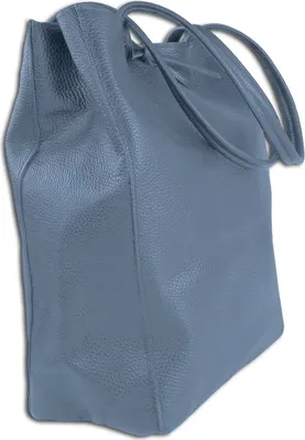 Image de Sac en cuir Toscanto Shopper Sac à bandoulière bleu OTTM107SB