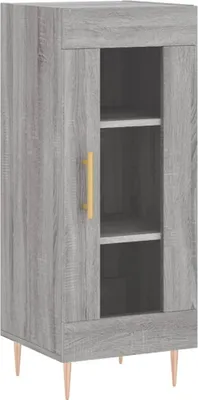 Produktbild von Sideboard Grau Sonoma 34,5x34x90 cm Holzwerkstoff