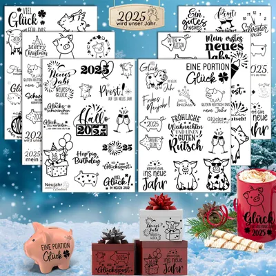 Productafbeelding van Rub-on stickerfolie - 6 stuks A5 transferstickers - Voor decoratie - Meerdere kleuren