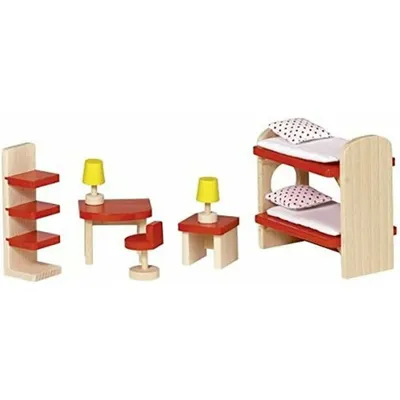 Immagine prodotto di Goki 51719 Mobili per bambole di base, camera dei bambini