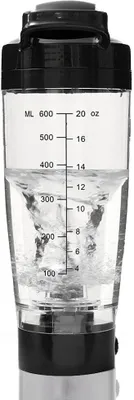 Produktbild von Elektrische Shaker Flasche, Protein Shaker Flaschen 600 ml Elektrischer Eiweiß Shaker Auslaufsicher für Protein, Haferflocken, Babynahrung Coffee und Milch