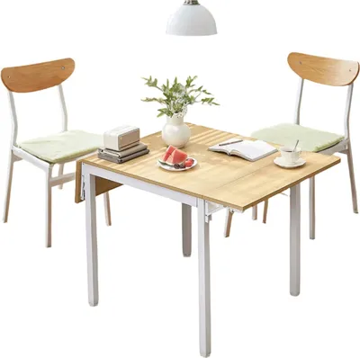 Produktbild von Klappbarer Esstisch für 2-4 Personen, platzsparend, 78 x 120 x 76,2 cm