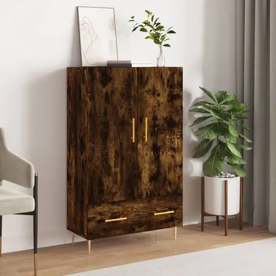 Obrázek produktu pro vidaXL Highboard kouřový dub 69,5x31x115 cm výrobek ze dřeva