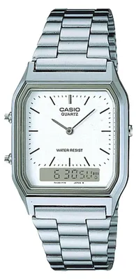 Immagine prodotto di Casio AQ-230A-7DMQYES VINTAGE EDGY orologio da uomo data allarme argento