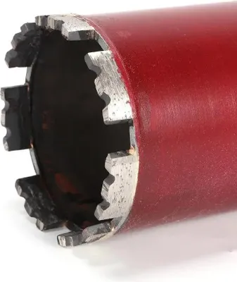 Zdjęcie produktu dla Diamentowe wiertło rdzeniowe - Wiertło rdzeniowe 76 mm - Do betonu zbrojonego - Czerwone