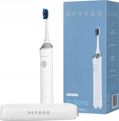 Zdjęcie produktu dla Szczoteczka soniczna Seysso O-Sonic, 96 000 wibracji, 3 tryby, wodoszczelność IPX7, bateria wystarczająca na 60 dni, technologia Oxygen