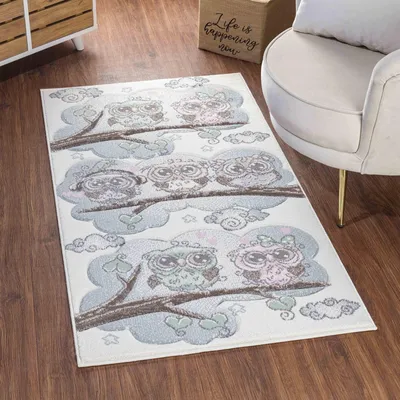 Produktbild von Surya LBU2306-5373, Drinnen, Teppich, Polypropylen (PP), Hellrosa, Pink, Hellbeige, Braun, Dark brown, Beige, Türkis, Grün, Blau, Rechteck, 100% Polypropylene