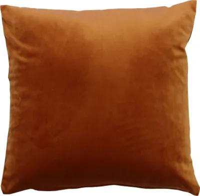 Produktbild von Home Wohnideen Kissenhülle Samt Uni 50 x 50 cm Kupfer