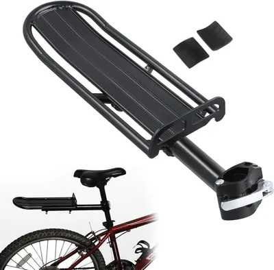 Produktbild von Gepäckträger für Mountainbikes, Aluminium – für Laufräder von 24 bis 29 Zoll – maximale Belastung: 10 kg