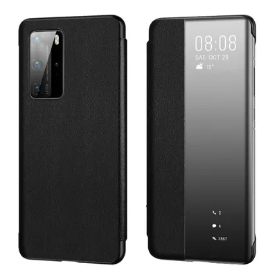 Obrázok produktu pre Hama Smart View, Folio, Huawei, P40 Pro, 16,7 cm (6.58"), Čierna, Priehľadná
