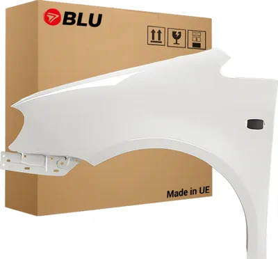 Produktbild von BLU Kotflügel Passend für Volkswagen Caddy III 3 2K L902 Links Weiss GrauWeiss | 2004-2010 | Vorderseite Vorne | Lackiert | Einbaufertig