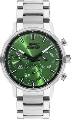 Produktbild von Herrenuhr SLAZENGER SL.09.2213.2.01 in grünem Fashion-Design als Geschenk