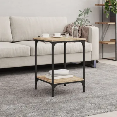 Produktbild von The Living Store Couchtisch Sonoma-Eiche 40x40x55 cm Holzwerkstoff
