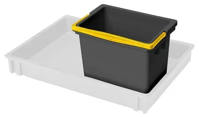 Produktbild von VERMOP Eimer 6 L, gelb, 25 x 17 x 23 cm | 1 Stück