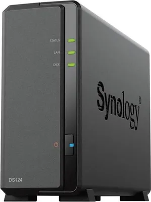 Obrázek produktu pro NAS server Synology DS124, 1 pozice, Gigabit Ethernet, 1 GB RAM