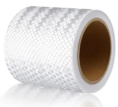 Obrázok produktu pre Reflexná Samolepiaca Páska 10 cm x 10 m, Vodotesná, Vysoká Viditeľnosť, pre Vozidlá