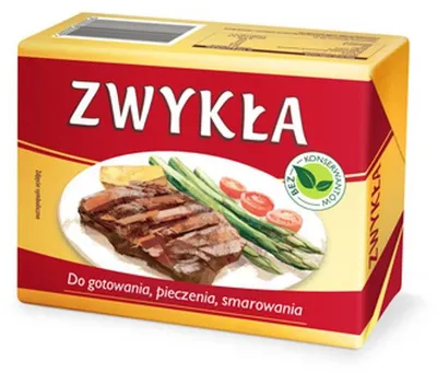 Obrázek produktu pro Název Margarín Zwykła 250 g – na pečení a mazání