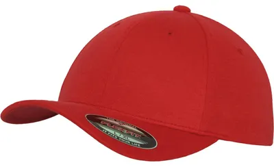 Image de FLEXFIT 6778 | Double Jersey Cap / Casquette / Bonnet / Chapeau - Couleur : Red - Taille : L/XL